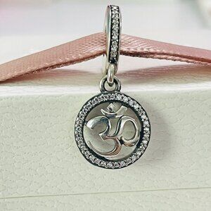 Pandora Om Symbol Charm Sound of the Universe Charm Spiritual Charm